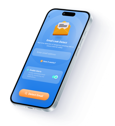 Blue Hammer Antivirus app interface on iPhone device