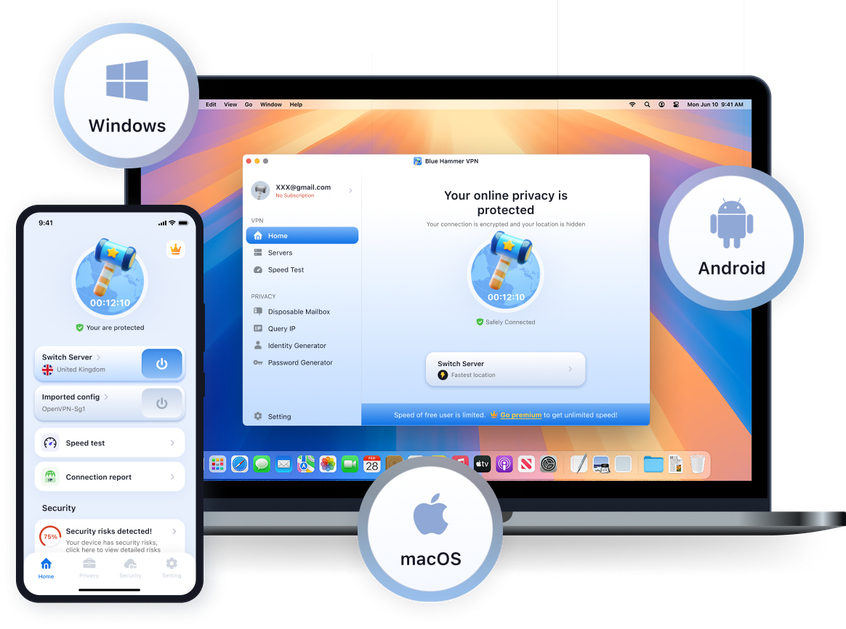 BlueHammer VPN apps